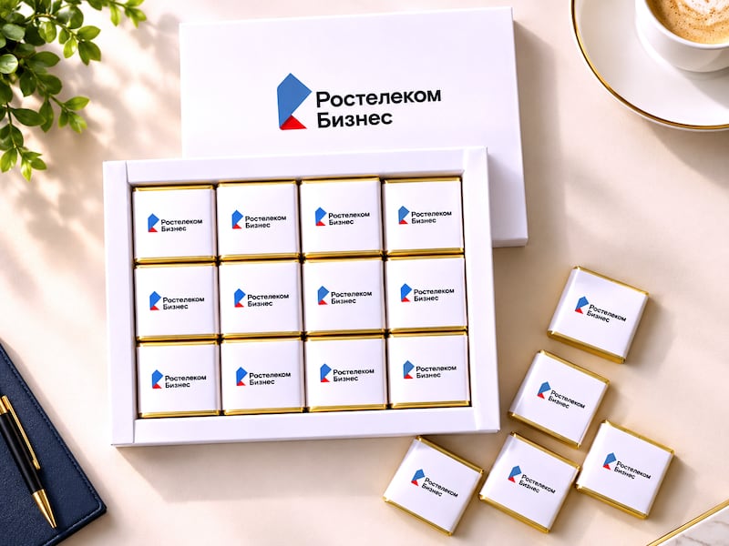 Коробка-пенал на 24 шоколадные плитки 5гр.